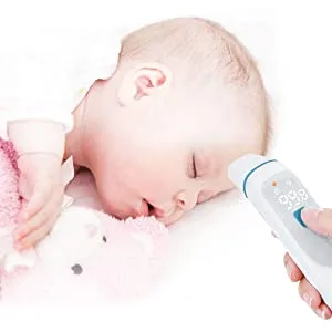Thermometer for Adults Forehead Non Contact Thermometer with Fever Alarm Function CF SwitchableBright LCD DisplayInstant Reading Forehead Thermometer for Adults and Kids (Black) - thermometer for kids