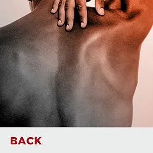 ThermaCare Portable Heating Pad Neck and Back Pain Relief Patch Combo Pack LXL Heat Wraps 1pc Neck Patch 8pc Back Patch (9 Total) - Back
