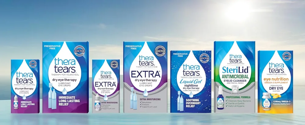 TheraTears SteriLid Antimicrobial Eyelid Cleanser and Facial Wash 2 Fl Oz Spray 2 Ounce Cleanser - Theratears dry eyes