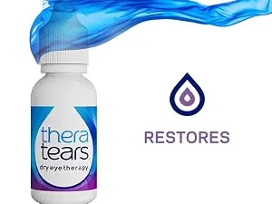 TheraTears Extra Dry Eye Therapy Lubricating Eye Drops for Dry Eyes 0.5 fl oz Bottle 2 Pack - Dry Eye drops
