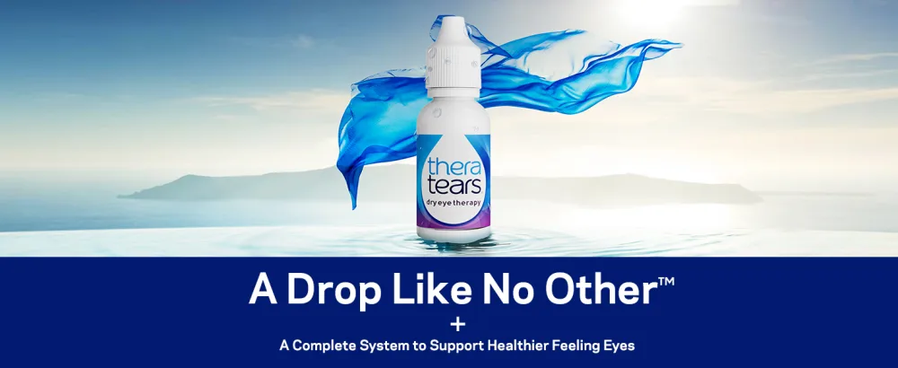 TheraTears Extra Dry Eye Therapy Lubricating Eye Drops for Dry Eyes 0.5 fl oz Bottle 2 Pack - Theratears Therapy for your eyes