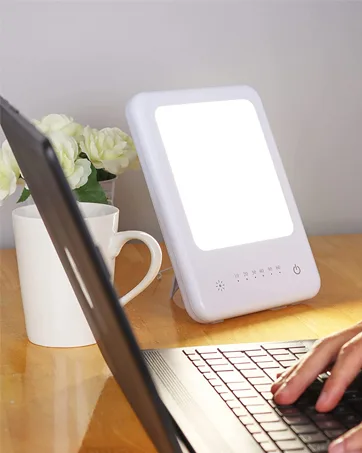 TheraLite Light Therapy Lamp - 10000 LUX Sunlight Lamp - Compact Bright Light Sun Lamp - Energy Booster and Mood Lifter - Sunlight lamp light therapy