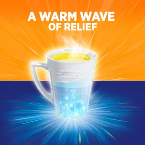 Theraflu Night Time Severe Cold and Cough Packets 6 Count Honey Lemon Infused w Chamomile  White Tea 6 Count (Pack of 1) - Theraflu Nighttime Severe Cold & Cough Powder