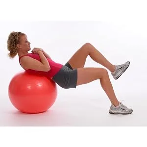 THERABAND Exercise and Stability Ball for Improved Posture Balance Core Fitness Coordination Rehab Green - 65cm Diameter - product information 7