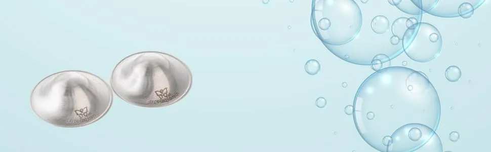The Original Silver Nursing Cups - Nipple Shields for Nursing Newborn - Silver Nursing Pads - Newborn Essentials Must Haves - 925 Silver (Regular - Silver Nursing Cups with Carrying Case) - newborn nursing pads silver nipple shield silver nursing cups silver breast shields silver breast