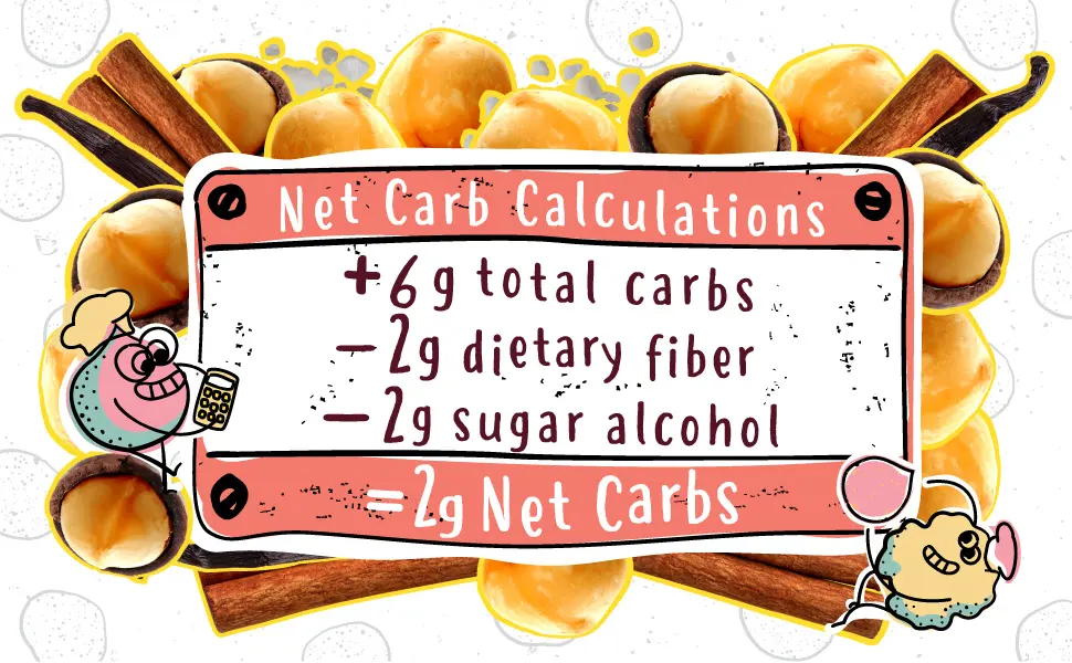 The Nut Bakery Cinnamon Macadamia Keto Snacks  2g Net Carb  Low Carb Nuts 9.5 Ounces Vanilla 9.5 Ounces - keto nut low carb sugar treat dessert breakfast snack
