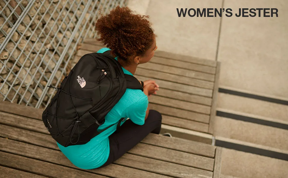 The North Face Womens Jester School Laptop Backpack Tnf Black - north face backpack, jester backpack, jester backpack women, the north face backpack