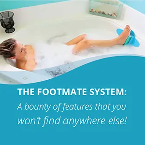 The FootMate System Foot Massager  Scrubber wRejuvenating Gel White - product information 4