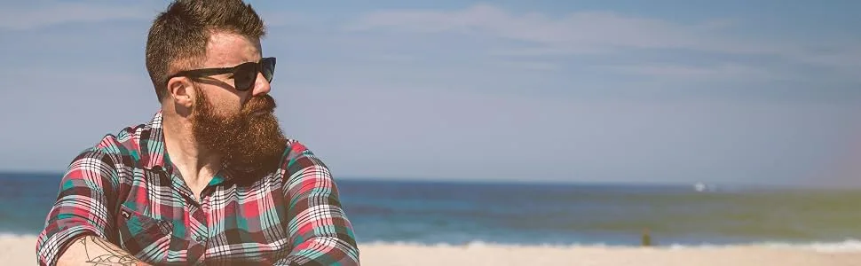 The Beard Club - Beard Growth Oil - Promote a Healthy Full Beard and Stimulate Thicker Fuller Healthier Beard Growth - beach