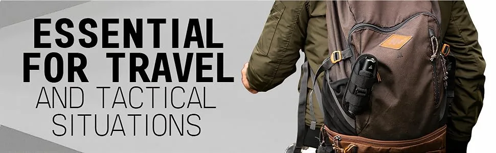 TH1 Tactical Flashlight Holster Duty Belt Pouch Stretchable Rotatable Clip 360 Degree Holder for Police Military Security Belt Black  Open-end - multi tool flashlight holster