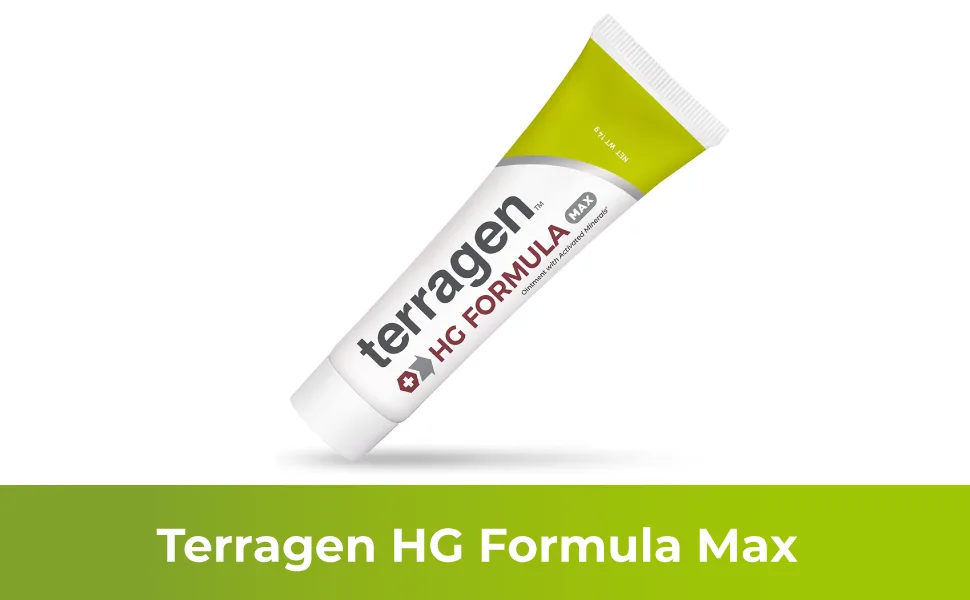 Terragen HG Formula Max  Natural Gentle Cream for Herpes Sufferers  14gm Tube - Terragen HG Formula Max
