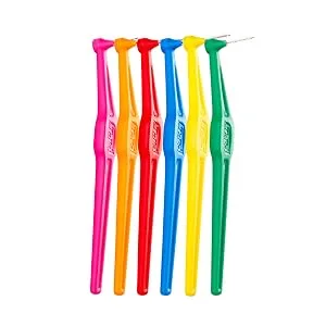 TePe Interdental Brush Angle Angled Dental Brush for Teeth Cleaning Pack of 25 0.7 mm Medium Gaps Yellow Yellow - 0.7 Mm - product information 5