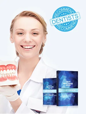 Teeth Whitening Strips for Teeth Sensitive  Reduced Sensitivity White Strips for Teeth Whitening  Dental Teeth Whitening Kit Pack of 28 Whitener Strips (14 Treatments) Mint - Dentist Recommend