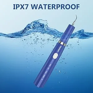 Teeth Cleaning kit Dental Tools - 3 Modes Dental Care Teeth Cleaner with LED Light Tooth Cleaner 4 Replaceable Heads  Oral Mirror Dental Kit Teeth Whitener - IPX7 waterproof