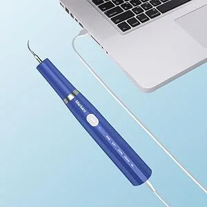 Teeth Cleaning kit Dental Tools - 3 Modes Dental Care Teeth Cleaner with LED Light Tooth Cleaner 4 Replaceable Heads  Oral Mirror Dental Kit Teeth Whitener - USB Rechargeable