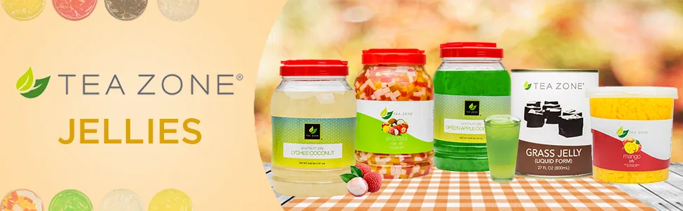 TEA ZONE 8.8 lbs Lychee Coconut Jelly - tea zone lychee coconut jelly