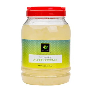 TEA ZONE 8.8 lbs Lychee Coconut Jelly - tea zone lychee jelly