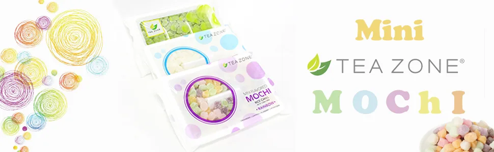 TEA ZONE 10.6 oz Rainbow Mini Mochi Bag - tea zone original mini mochi