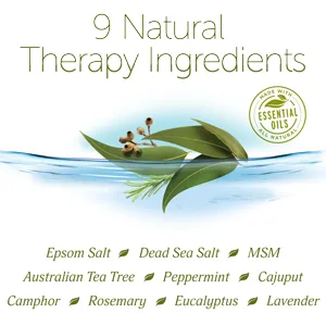 Tea Tree Oil Foot Soak with Epsoak Epsom Salt - 2 Pound Value Bag - Made in The USA 2 Pound (Pack of 1) - tea tree foot soak