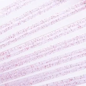 Tbestmax 100 Disposable Eyelash Brush Mascara Wands Spoolies for Eye Lashes Extension Eyebrow and Makeup Pink 01-Pink - 20210812000003