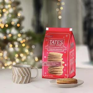 Tates Bake Shop Gingersnap Cookies Limited Edition Holiday Cookies 4 - 7 oz Bags - image