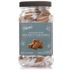 Taras Small Batch Covered Sea Salt Soft Caramels 3 Lbs 3 Pound Dark Chocolate 48.6 Oz (Pack of 1) - product information 4