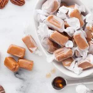 Taras All Natural Handcrafted Gourmet Caramel: Small Batch Kettle Cooked Creamy  Individually Wrapped - Sugar Free 11.5 Oz Caramel 11.5 Ounce (Pack of 1) - product information 10