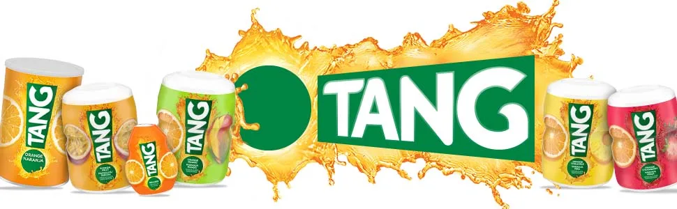 Tang Orange Naturally Flavored Powdered Soft Drink Mix 2 ct Pack 58.9 oz Canisters - Tang logo with Orange passionfruit, Orange mango, orange pineapple & orange strawberry powders
