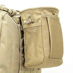 Tactical Molle Drawstring Magazine Dump Pouch, Adjustable Military Utility Belt Fanny Hip Holster Bag Outdoor Ammo Pouch Black - 11 pic