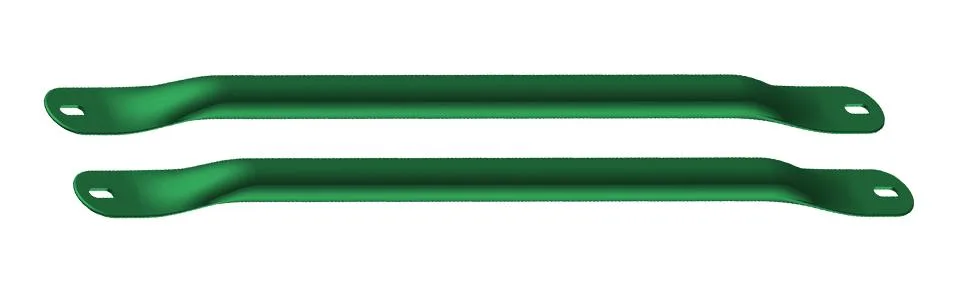 Swing-N-Slide WS 4564 Metal Monkey Bars with Six 21.5" Metal Rungs with Hardware, Green - monkey bar rungs, monkey bars, metal rungs, ladder rungs, metal monkey bar, metal ladder rung