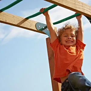 Swing-N-Slide WS 4564 Metal Monkey Bars with Six 21.5" Metal Rungs with Hardware, Green - monkey bar rungs, monkey bars, metal rungs, ladder rungs, metal monkey bar, metal ladder rung