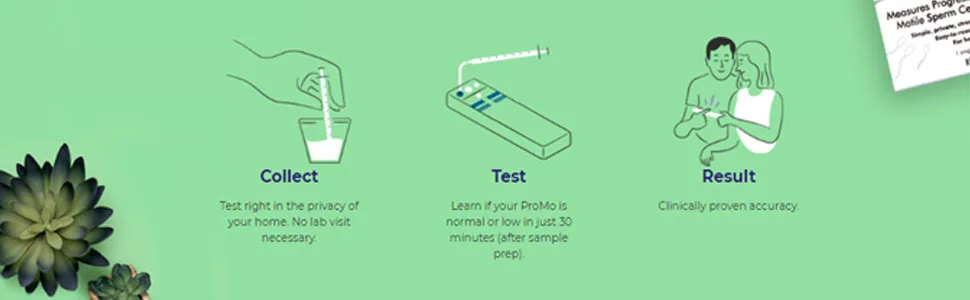 SwimCount at-Home Sperm Quality Check | Men's Progressive Motile Fertility Test Kit - product information 3