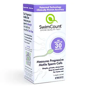 SwimCount at-Home Sperm Quality Check | Men's Progressive Motile Fertility Test Kit - swimcount