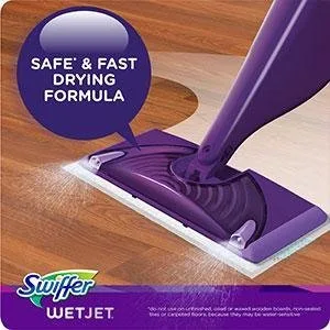 Swiffer WetJet Refill Kit: Floor Cleaner Mop Pad Refills and Floor Cleaner Solution Refills - mops for floor cleaning