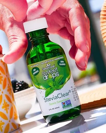 SWEETLEAF STEVIA SteviaClear Liquid Extract 4 Fl Oz (Pack of 2) - SweetLeaf; Sweet Drops; all flavors; diabetic; keto friendly; sugar free; stevia; non glycemic