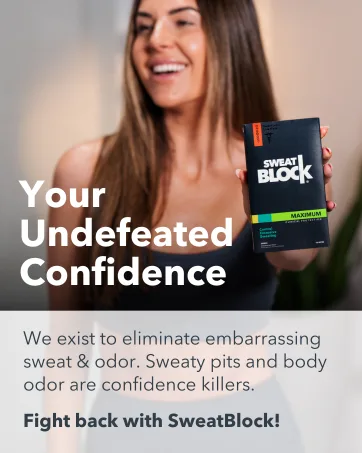 SweatBlock Clinical Strength DRIBOOST Antiperspirant Wipes - Treat Hyperhidrosis & Excessive Sweating for Men, Women, and Teens - 7 Days of Protection Per Wipe - Dermatologist Tested, Unscented,10 ct. Clinical Protection 1 - Your Undefeated Confidence
