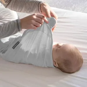 SwaddleMe by Ingenuity Original Swaddle 100% Cotton Criss Cross Polka Dot - Pack Of 3 - SwaddleMe by Ingenuity Original swaddle, 0-3 months, Size Small-Medium, 3 pack, Over the Rainbow