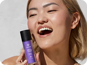 SNOW Teeth Brightening Purple Serum | Gentle & Enamel Safe Instant Brightening for Brighter Smile | Dental Care Hygiene & Tooth Care | Bright Smile for Events & Daily Confidence | 2 Month Supply - yellowing active braces activated care breath mouthwash science brushing booster lavender metallic
