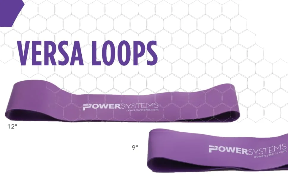 Power Systems Versa Loop Resistance Band Ring Level: Ultra Heavy Gray (84821) Black - Power Systems Versa Loop Resistance Bands