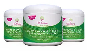 Victoria's Body Shoppe Fruit Enzyme Revitalizing Glow Mask Renew Total Beauty Anti Wrinkle - product information 3