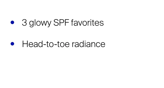 Supergoop! Glow Kit - Includes Glowscreen SPF 40 (0.5 oz) Full-Size Glow Stick SPF 50 (0.7 oz) and Glow Oil SPF 50 (1.0 fl oz) - Supergoop! Glow Kit