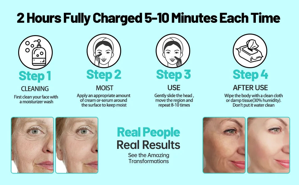 Red Light Therapy for Face Floverkity LED Face Massager RED Light Device at-Home Face Tool for Skin Care - Facial Light Therapy Devices face led light therapy red light therapy for face