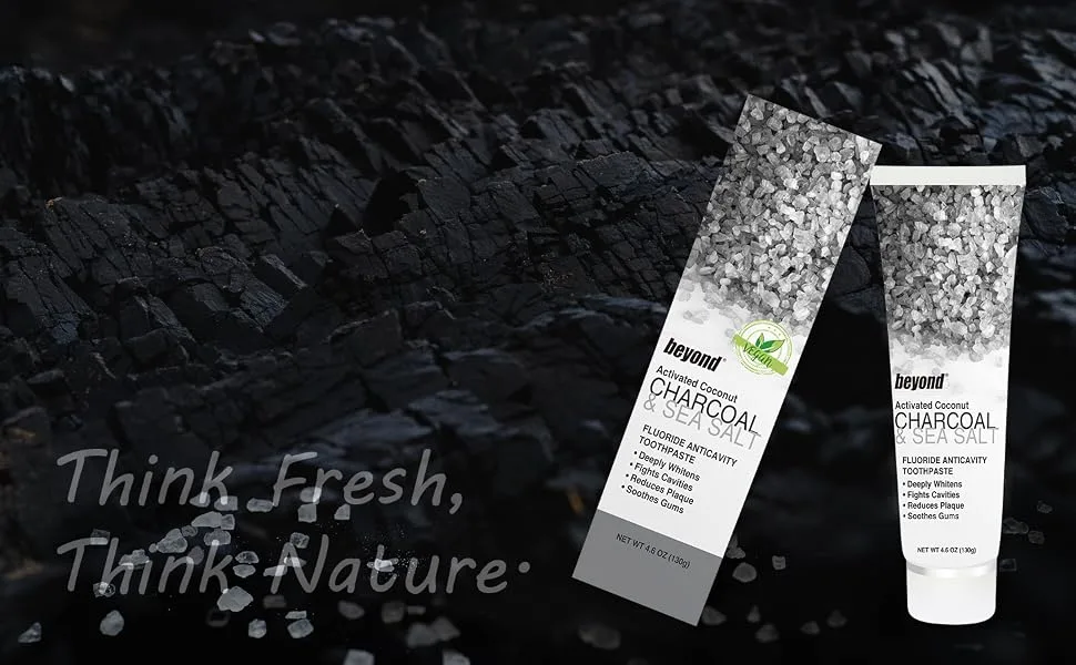 BEYOND Charcoal & Sea Salt Toothpaste (1 pc) - BEYOND Charcoal & Sea Salt Toothpaste…