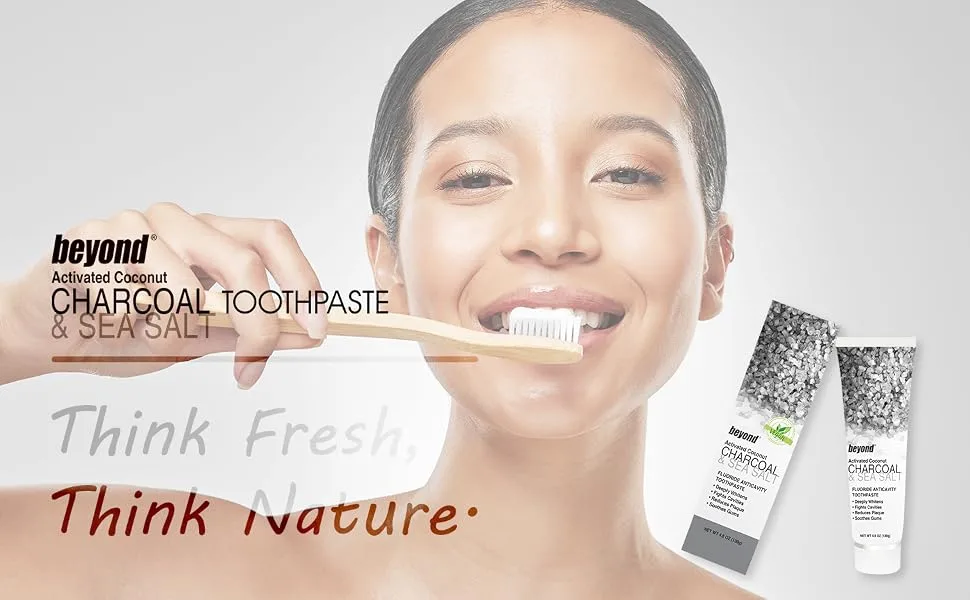 BEYOND Charcoal & Sea Salt Toothpaste (1 pc) - BEYOND Charcoal & Sea Salt Toothpaste