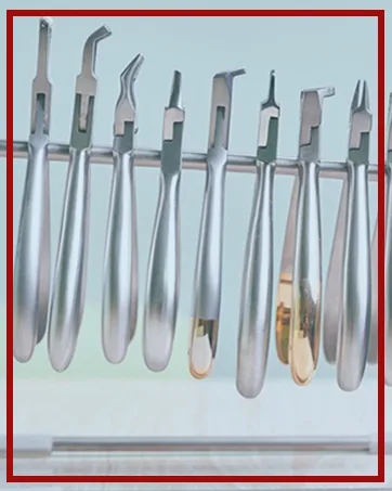 OdontoMed2011 Separating Pliers Curved for Orthodontic Rubber Band Elastic Bracket Holder Dental Instruments ODM - product information 23