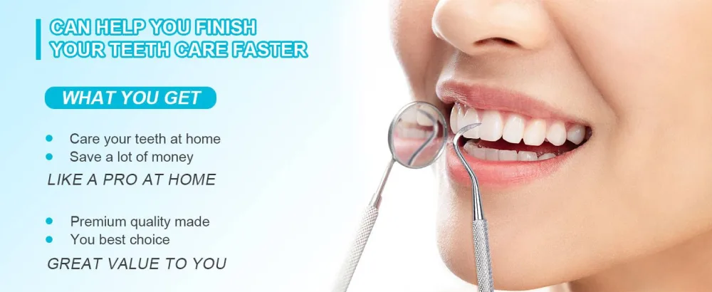 Dental Tools Sopito Teeth Cleaning Tools Stainless Steel Dental Scraper Scaler Pick Plaque Remover Tool 1 - JJB011_aa1