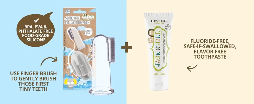 JACK N' JILL ................. SINCE 1949 Stage Three + Bubblegum Toothpaste - baby toothpaste, toddler toothpaste, kids toothpaste, infant toothpaste, toothpaste for toddlers 1-3