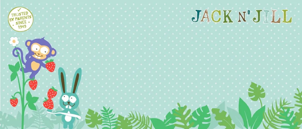 JACK N' JILL ................. SINCE 1949 Stage Three + Bubblegum Toothpaste - jack n