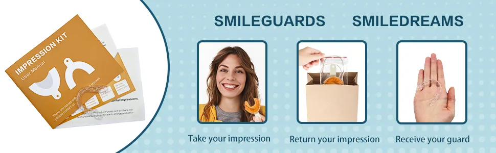 Custom Retainer Dental Retainer for Teeth Retainers Nearly Invisible Clear Retainer for Teeth Clear Retainer Teeth Retainer Kit for Upper and Lower Teeth - Two (2) Guards - custom guard