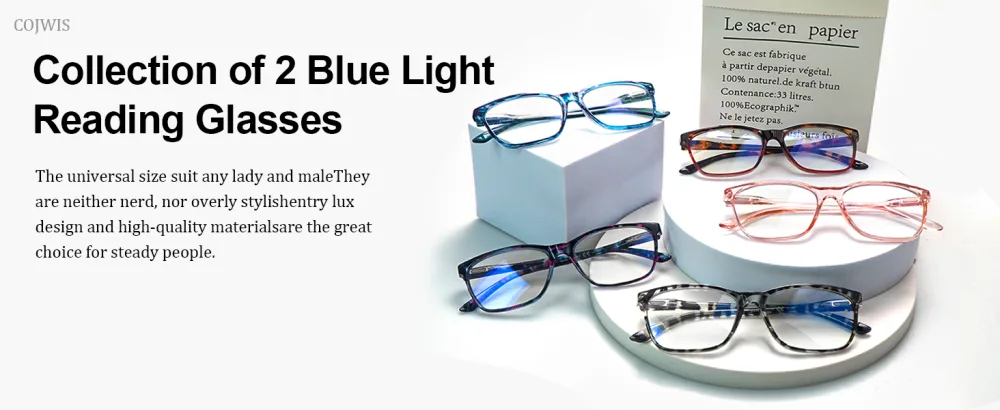 COJWIS Progressive Multifocus Reading Glasses Blue Light Blocking Spring Hinge Readers for Women Men (Multicolor 1.75 multiplier_x) Multicolor 1.75 x - Progressive Multifocus Reading Glasses Blue Light Blocking,Spring Hinge Readers for Women Men